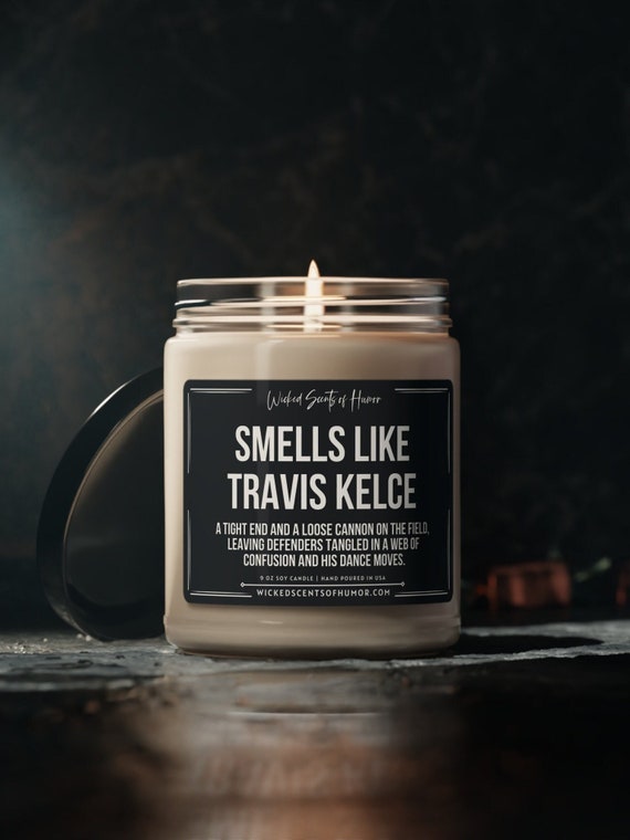 Smell Like a Champion: The Official Travis Kelce Scented Candle for Football Fans
