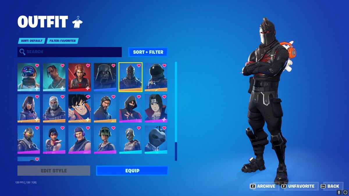 Get Your Hands on a Dark Knight Fortnite Account - OG Skins & More