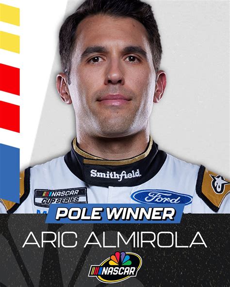 who got the pole for the nascar race on sunday