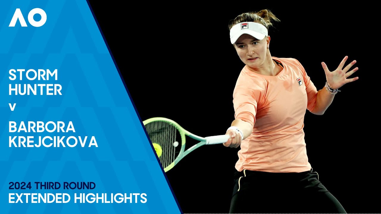 Storm Hunter vs Barbora Krejcikova: Who Will Advance in the 2024 Australian Open Third Round?
