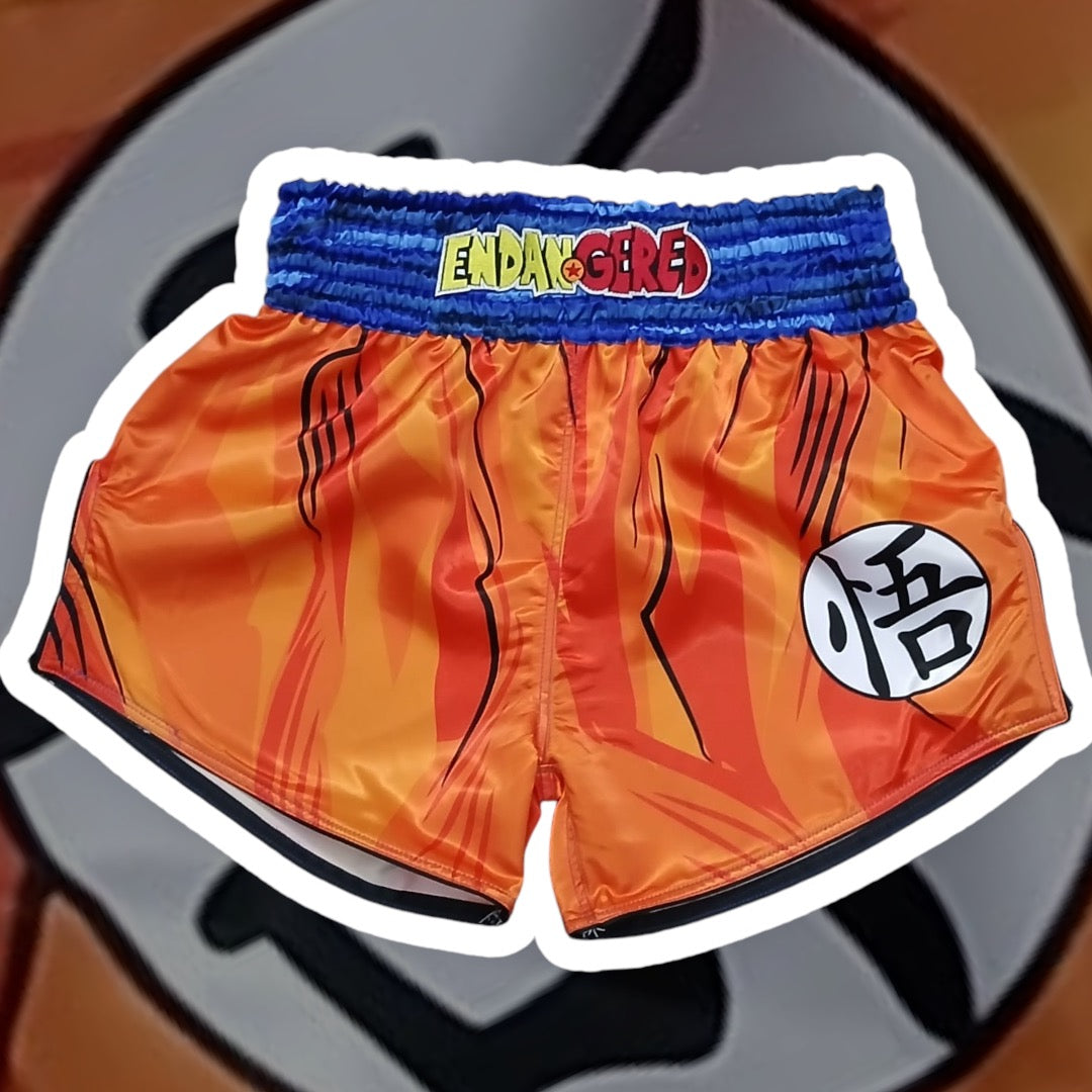 Dragon Ball Z Muay Thai Shorts: Bold Design for Fighters and Fans