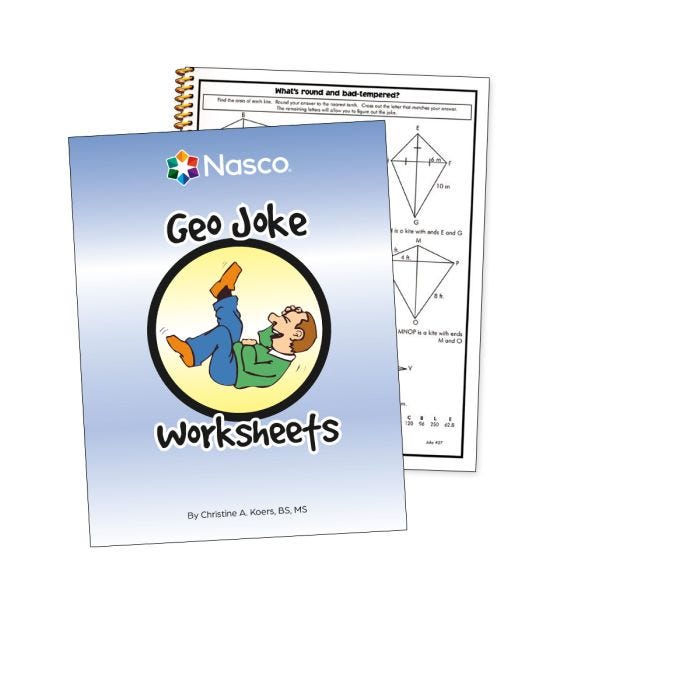 Geo Joke Worksheets 200: Solve Math Challenges and Enjoy Jokes