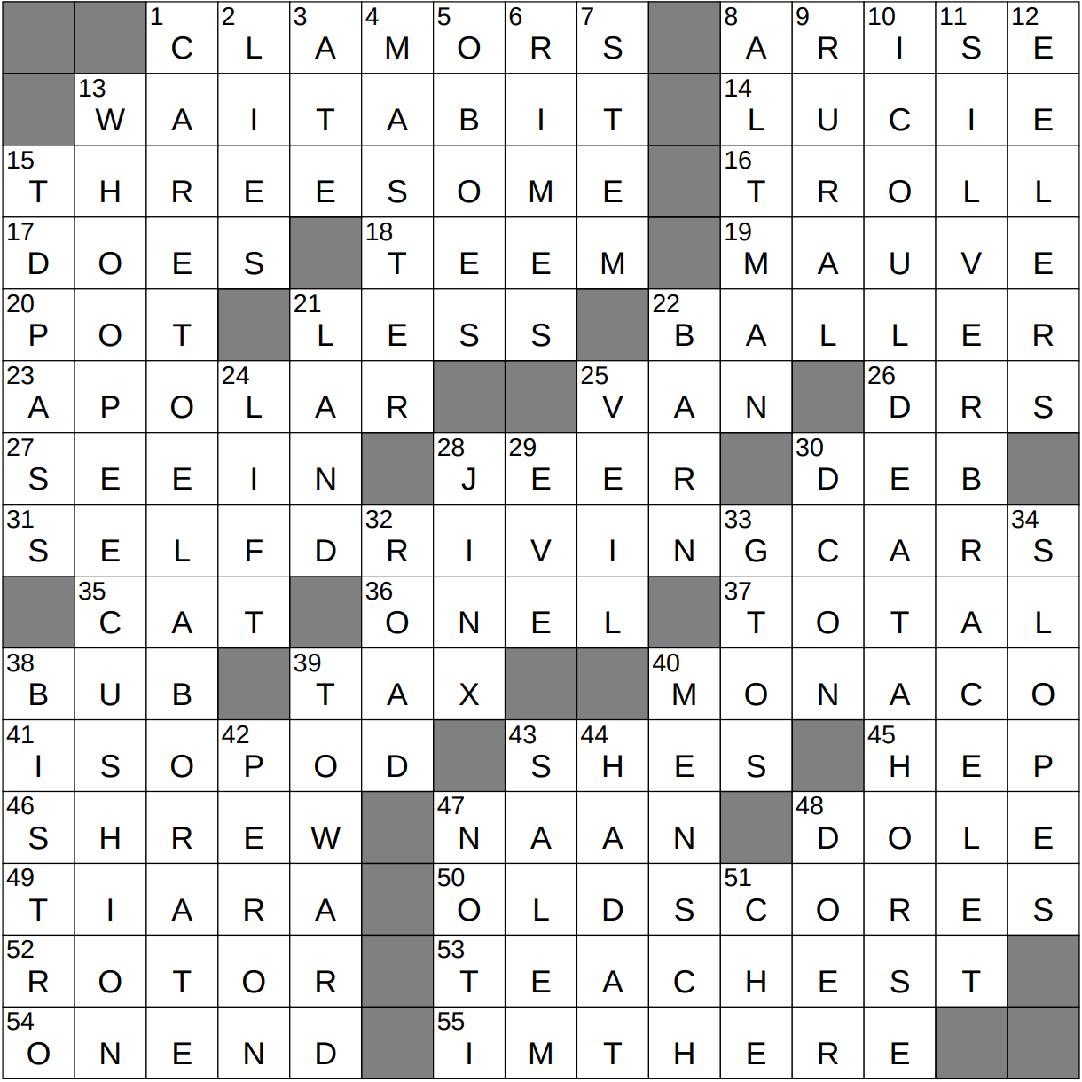 Solve the Best Effort Crossword Clue from The New York Times