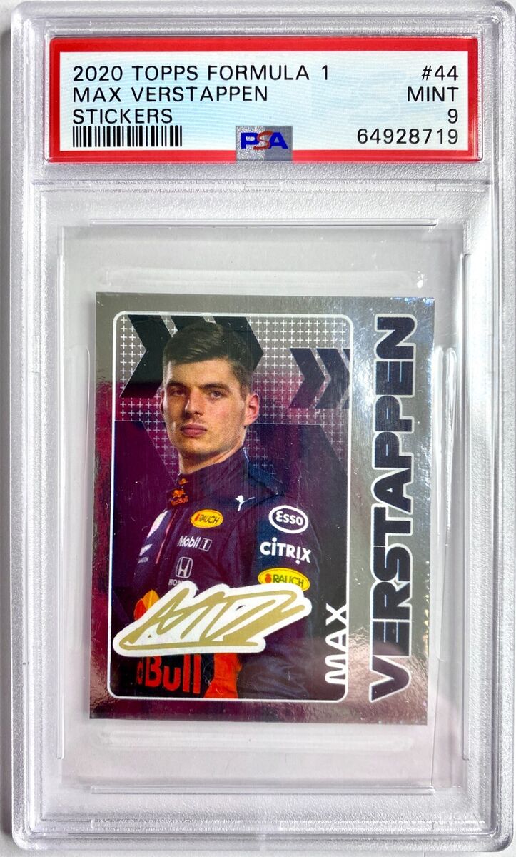 Buy Max Verstappen 2020 Rookie Card: Topps Chrome F1 PSA 10 RC, Rare & Valuable