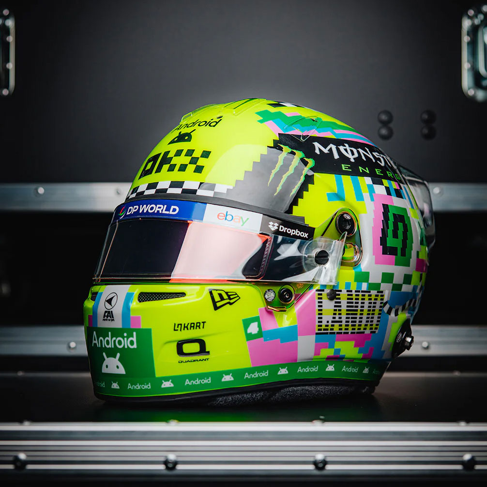 Celebrate Lando Norris with 2024 Mini Helmet Replica: Official F1 Memorabilia