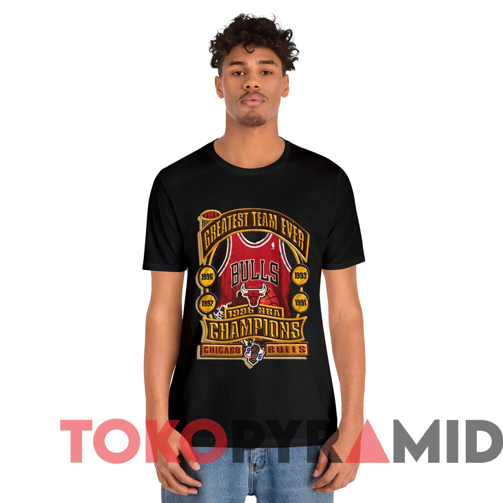 Authentic Chicago Bulls 1996 Championship T-Shirt - Show Your Team Pride!