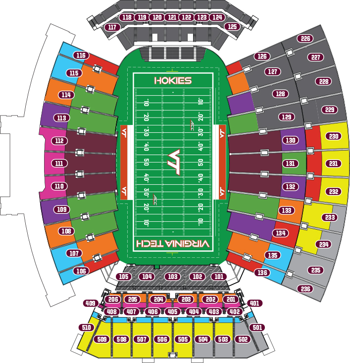 How to Read the Lane Stadium Seating Chart & Seat Numbers for Game Day