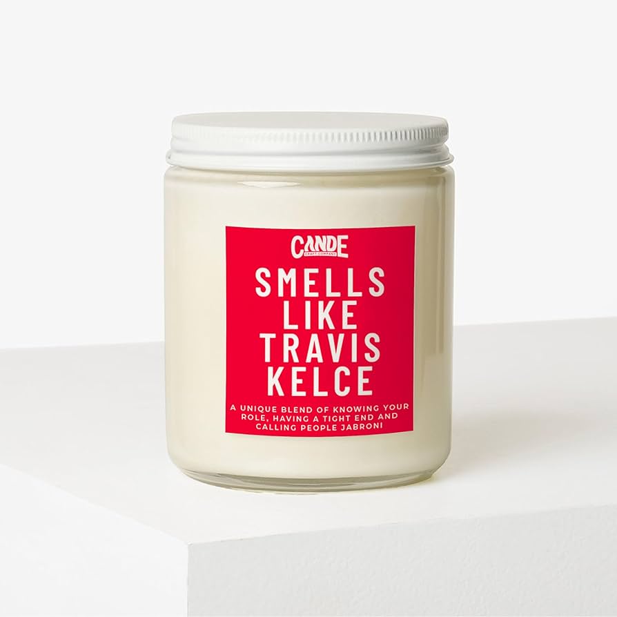 Smell Like a Champion: The Official Travis Kelce Scented Candle for Football Fans