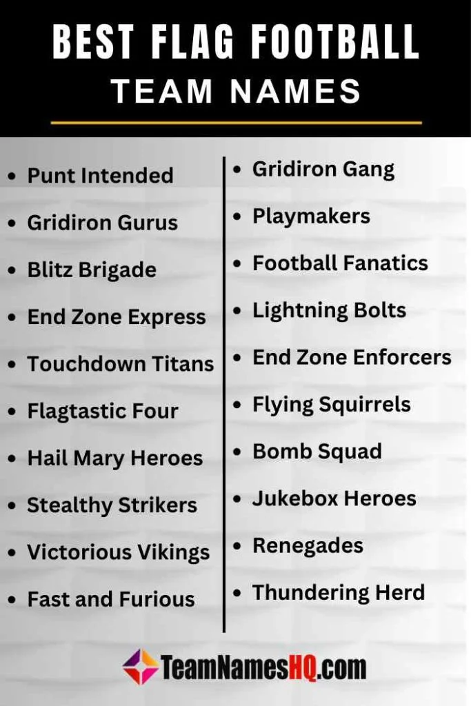 Top Football Team Names for Tournaments: Unique & Memorable Picks