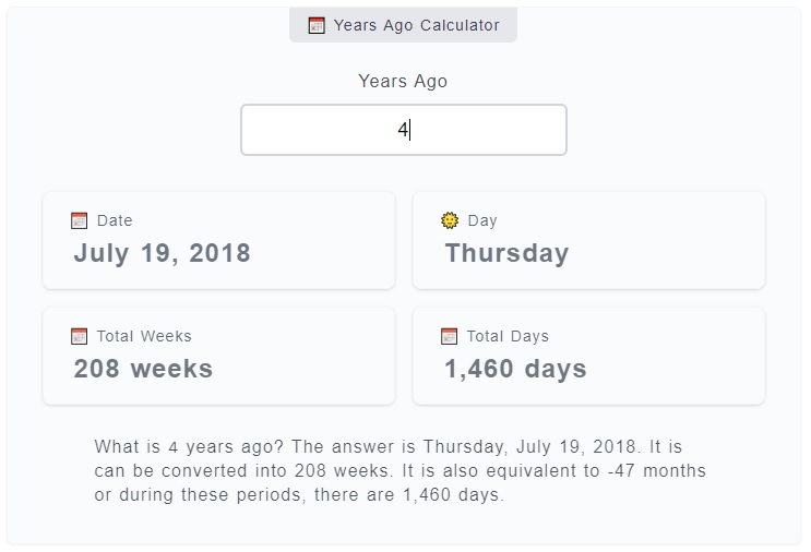 What Was the Date 7 Years Ago from Today? Find Out Here