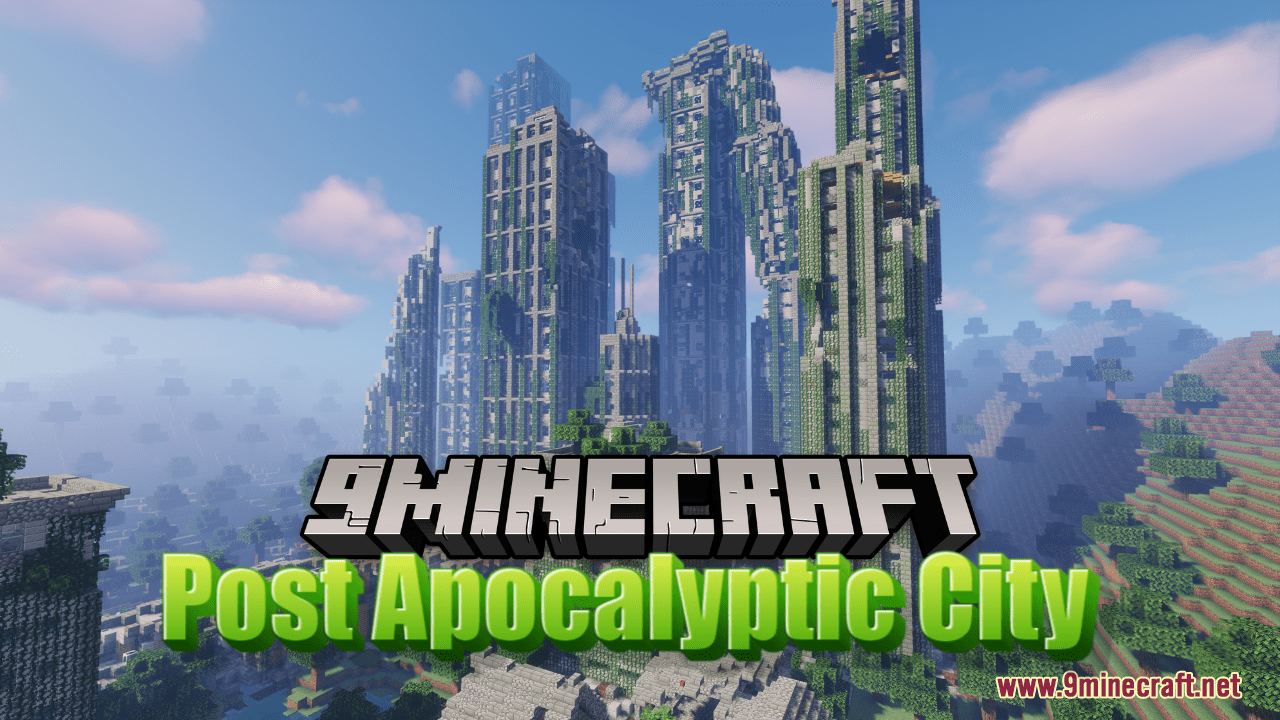Destroyed City Map for Minecraft: Explore the Apocalypse in Detail