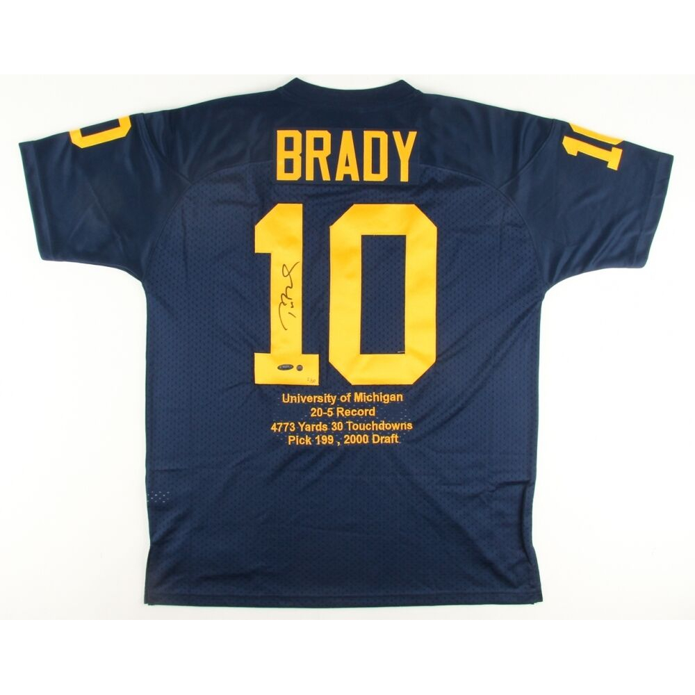 Get Your Tom Brady Michigan Wolverines Jersey – Officially Licensed & Limited Edition
