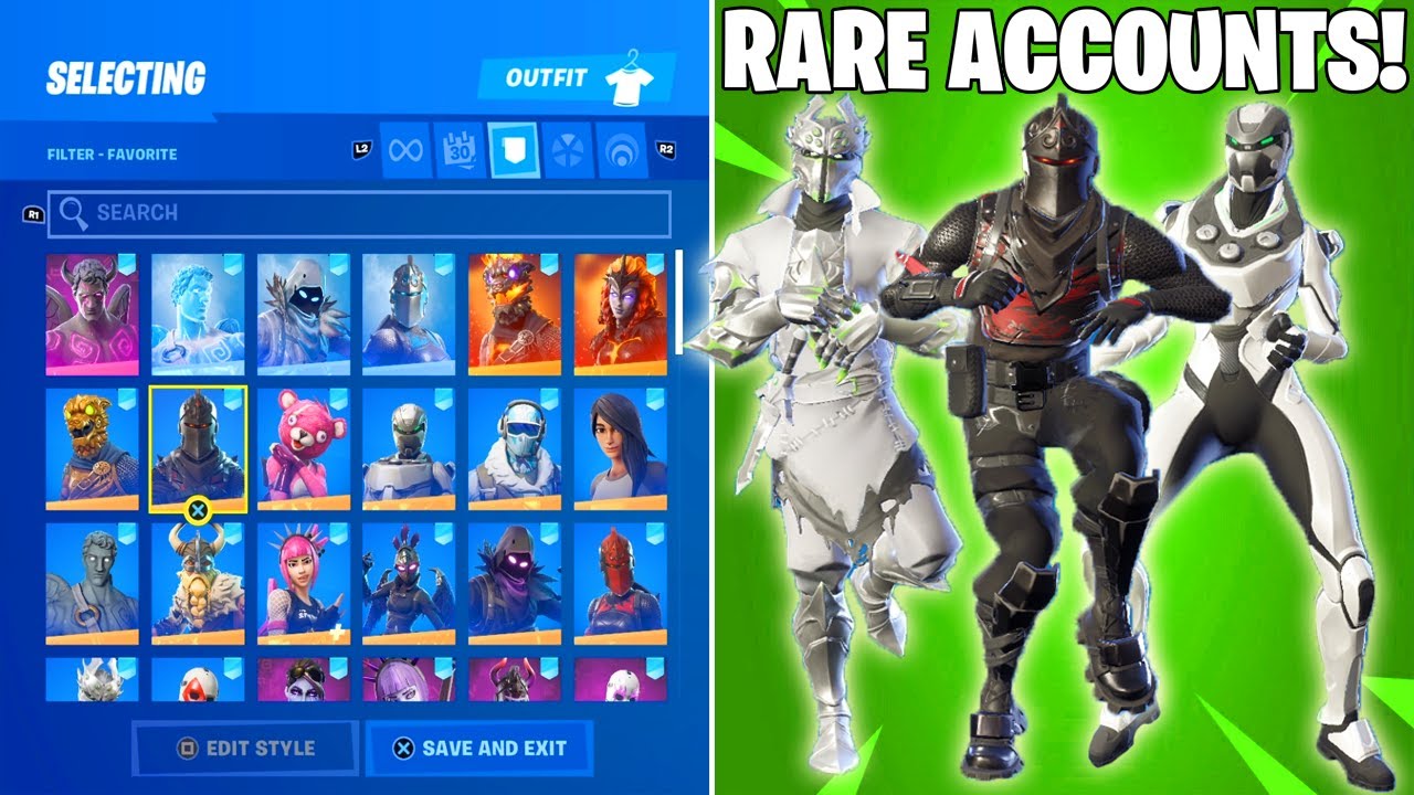 Get Your Hands on a Dark Knight Fortnite Account - OG Skins & More
