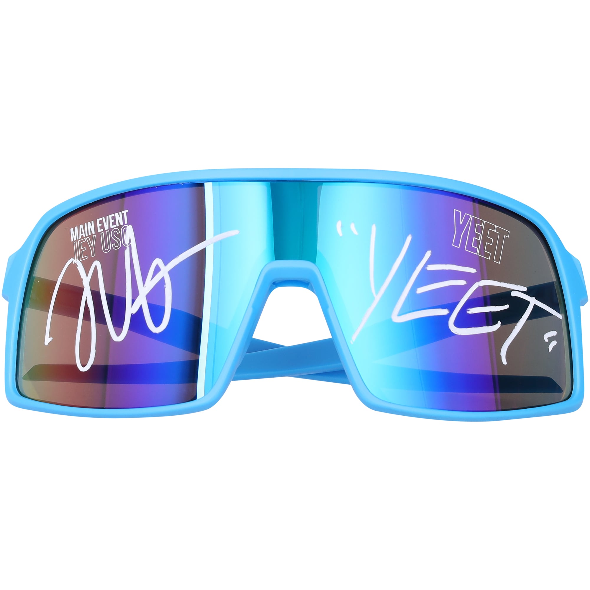 Buy Jey Uso WWE Yeet Blue Sports Shades - Limited Offer for $18.74