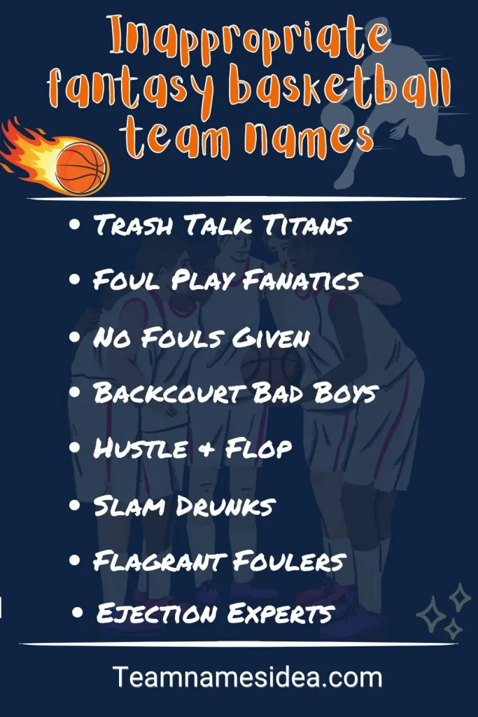 Edgy and Inappropriate Fantasy Basketball Names You Need to Try This Season