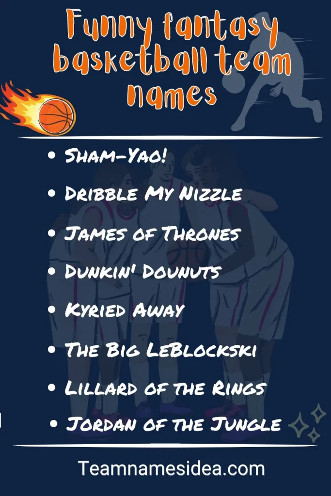 Best Funny Fantasy Basketball Team Names for 2024