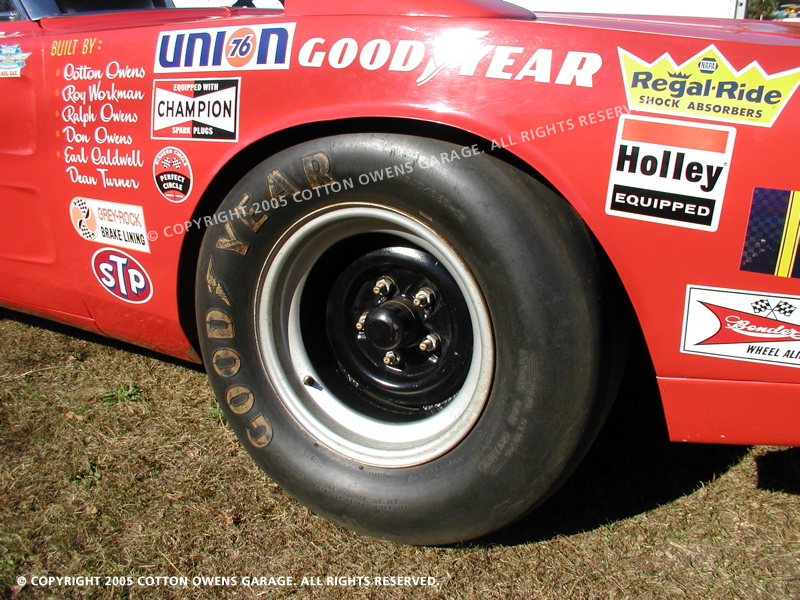 what tires did nascar driver use on dodge daytonas