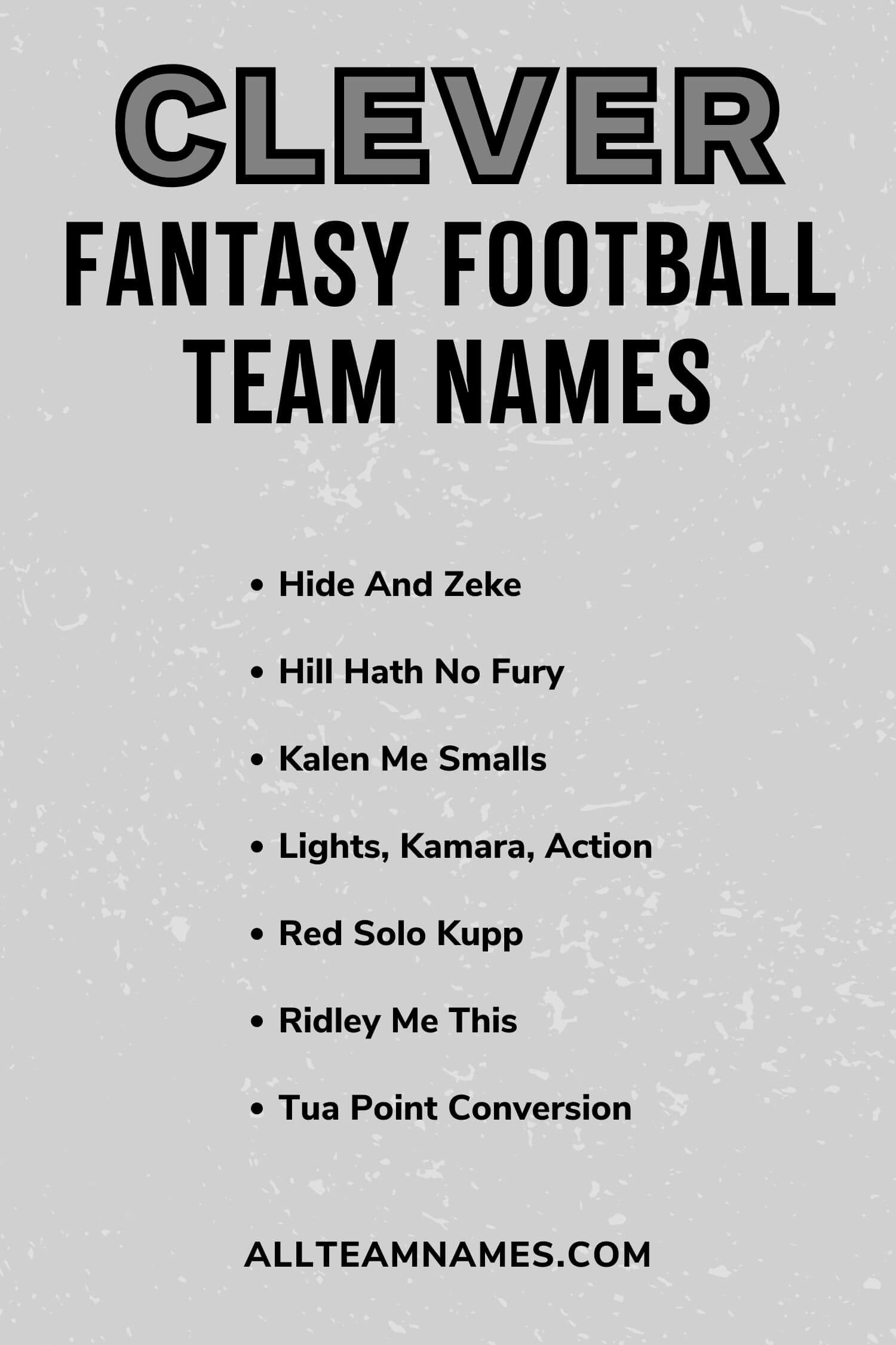 Hilarious & Insulting Fantasy Football Team Names for 2023