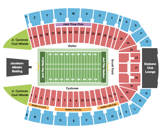 Interactive Jack Trice Stadium Concert Seating Chart for Your Perfect View