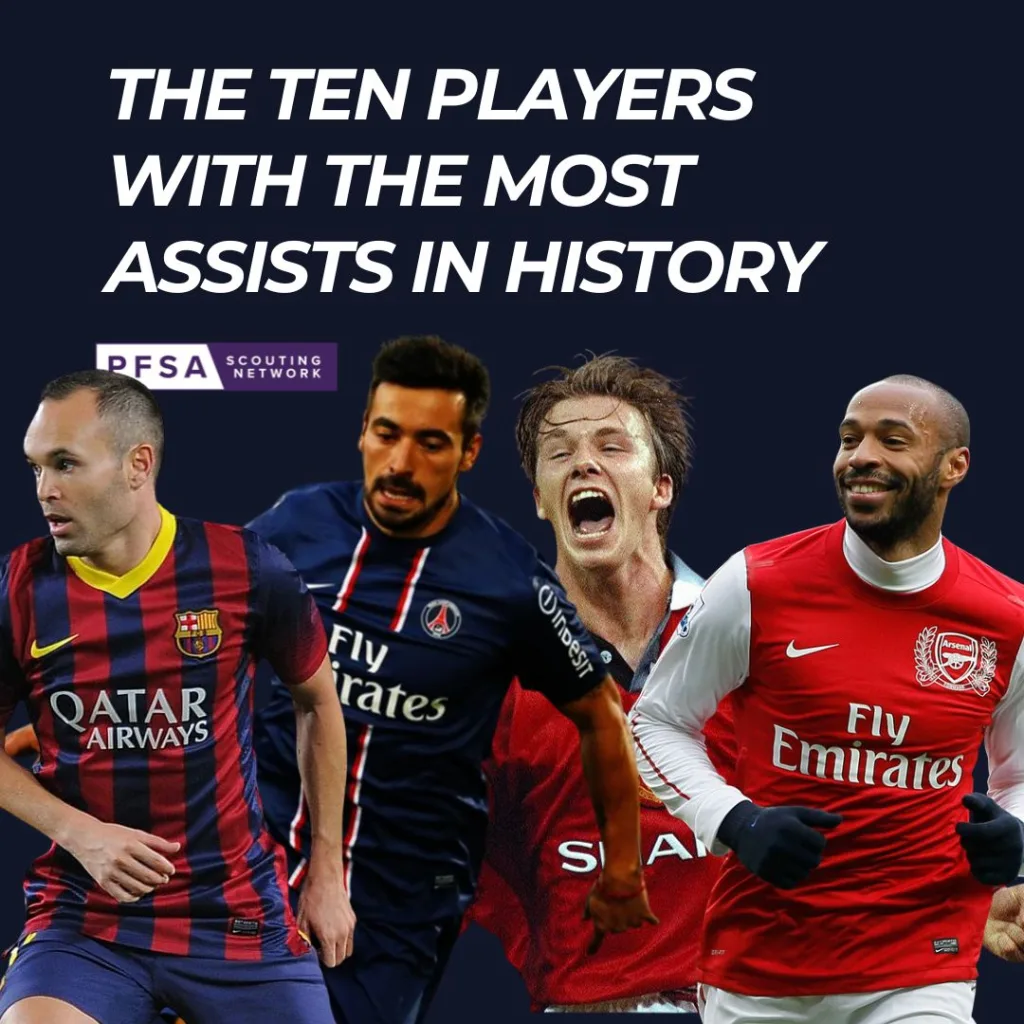 The Top 10 Footballers with the Most Assists Ever