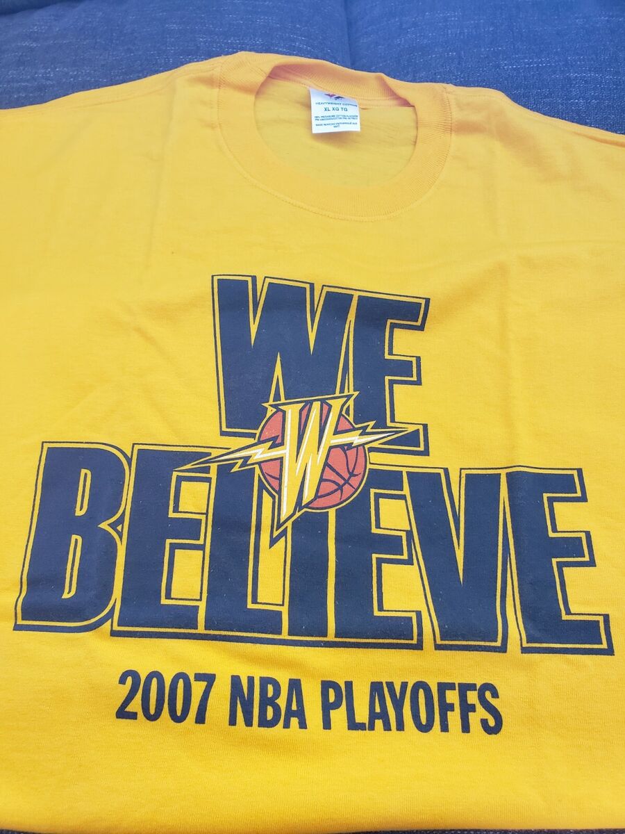 Buy Golden State Warriors We Believe Shirt – Vintage NBA T-Shirt for Fans
