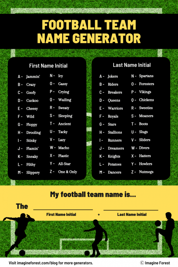 Top Football Team Names for Tournaments: Unique & Memorable Picks