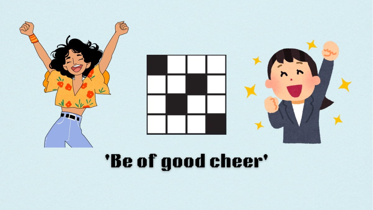 Find the Answer to In Need of Some Cheering Up in the NYT Mini Crossword