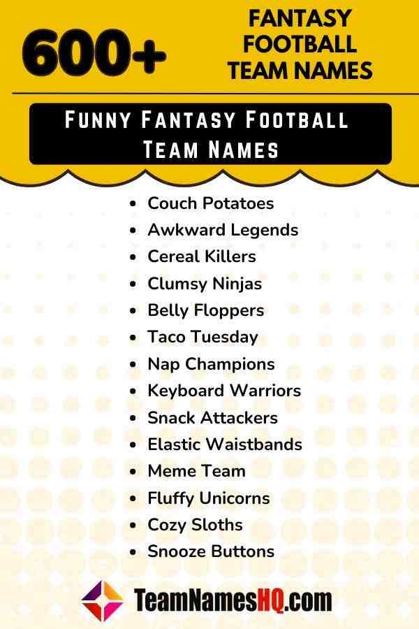 Best Funny Fantasy Football Name Generator for Unique Team Ideas