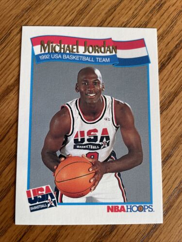 usa basketball michael jordan 1992 card
