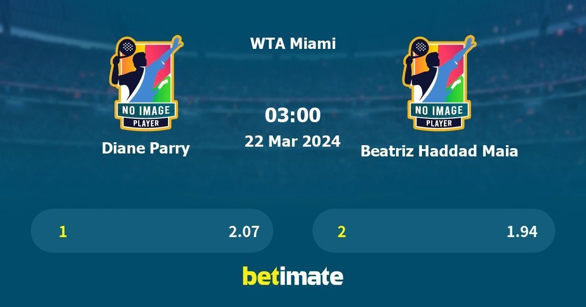 Diane Parry vs Beatriz Haddad Maia: Head-to-Head & Match Analysis