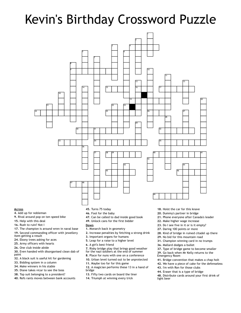 Kevins 1993 Title Role Crossword Clue: Solve the Puzzle
