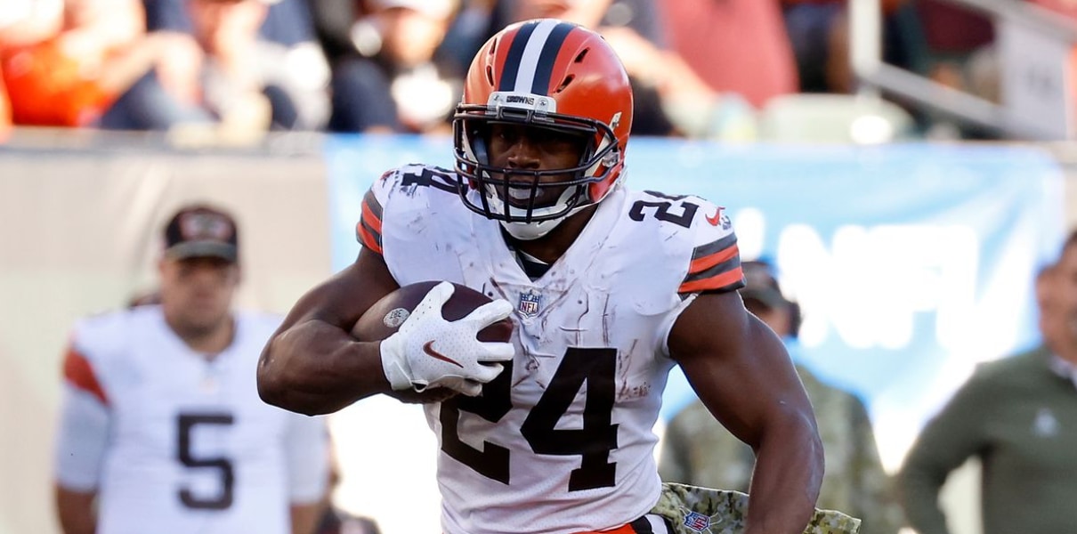Best Funny Fantasy Football Team Names for Nick Chubb Fans