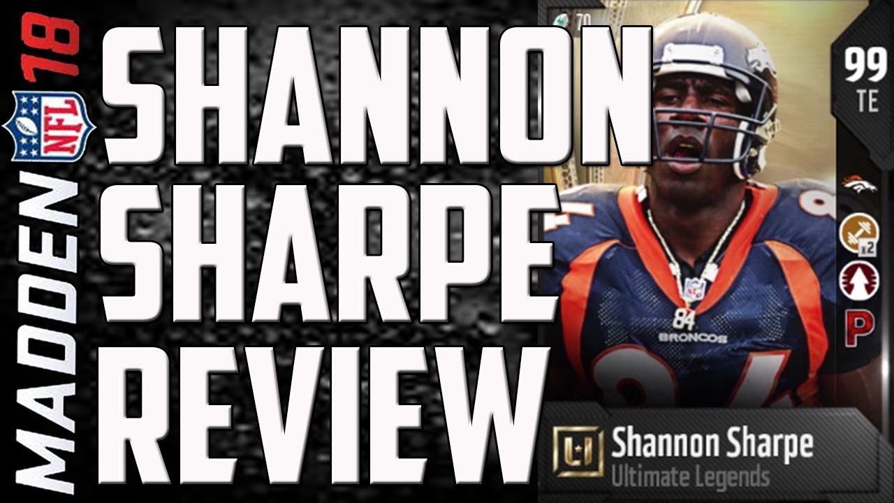 Shannon Sharpes Highest Madden Rating: 100 Overall in Madden 99