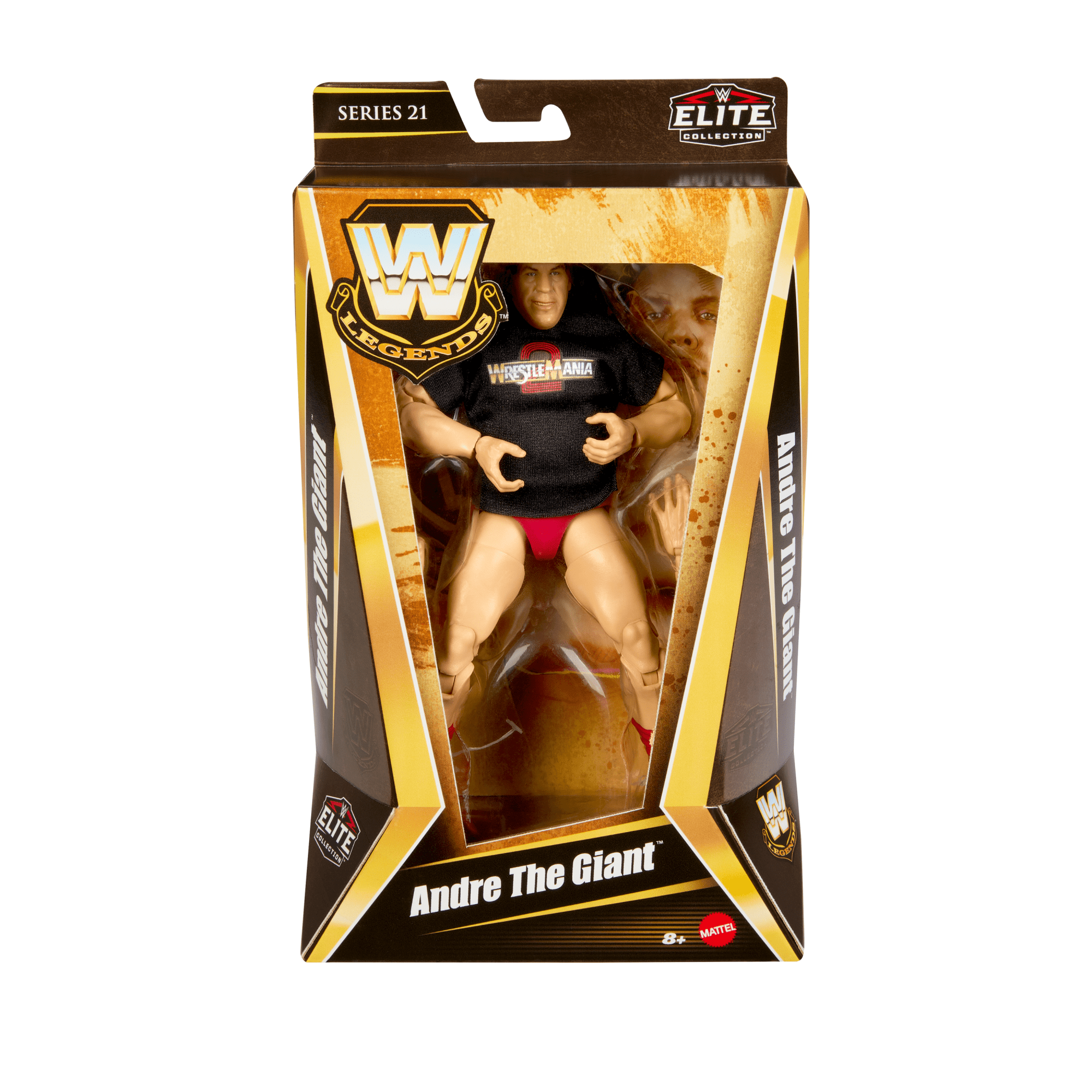 WWE Andre the Giant Elite Action Figure - 6-Inch with Articulated Joints & Signature Accessories
