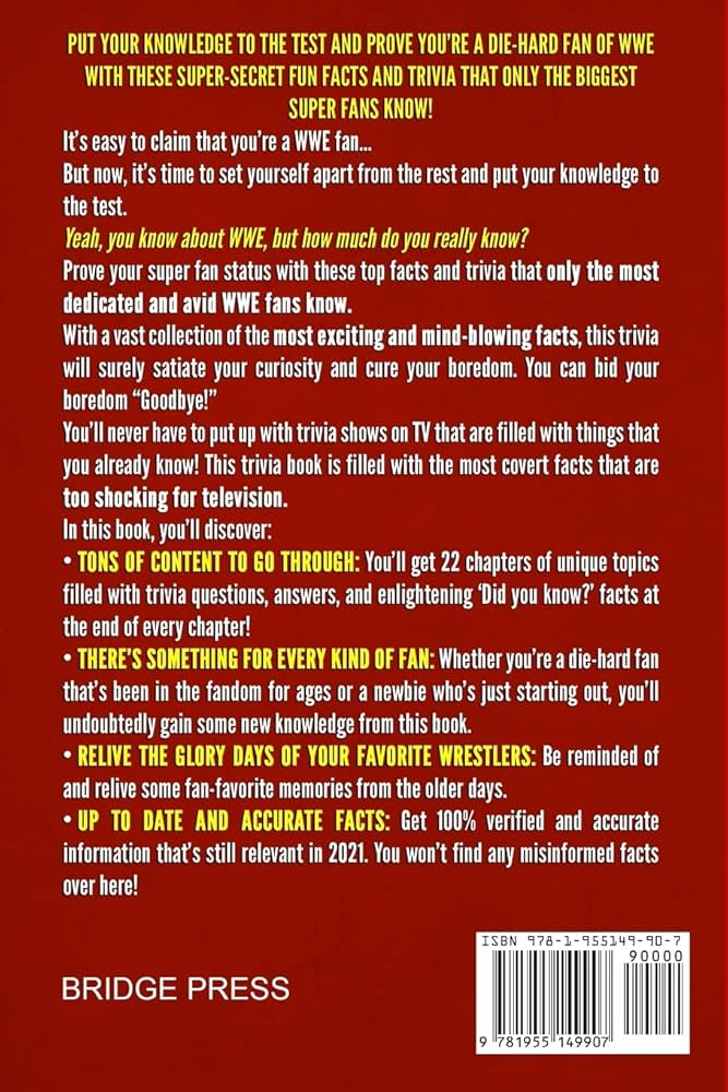WWE Trivia Quiz: Fun Questions and Answers for True Wrestling Fans