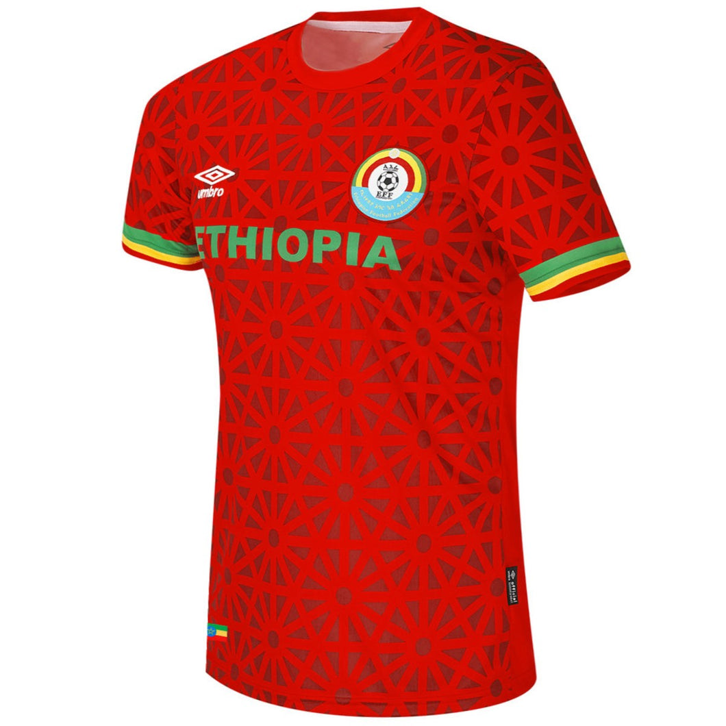 Shop Ethiopia National Team Football Shirt – Authentic Umbro 2021 Jersey