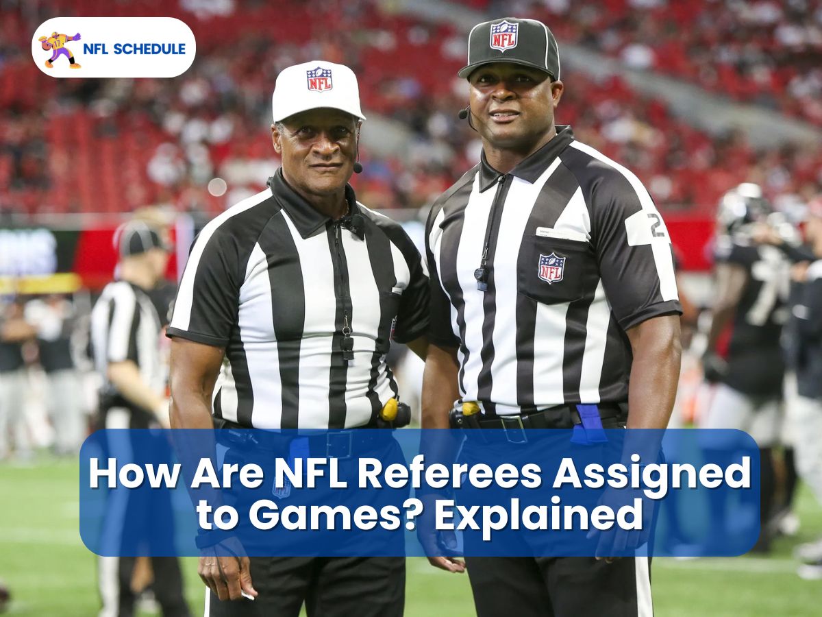how are nfl referees assigned to games