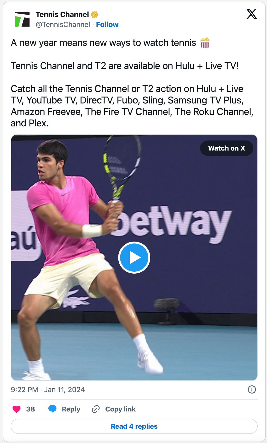 How to Watch Tennis Channel: Is There a Free Streaming Option?