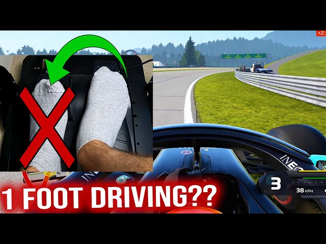 Do F1 drivers use both feet? Heres the answer everyone is talking about.