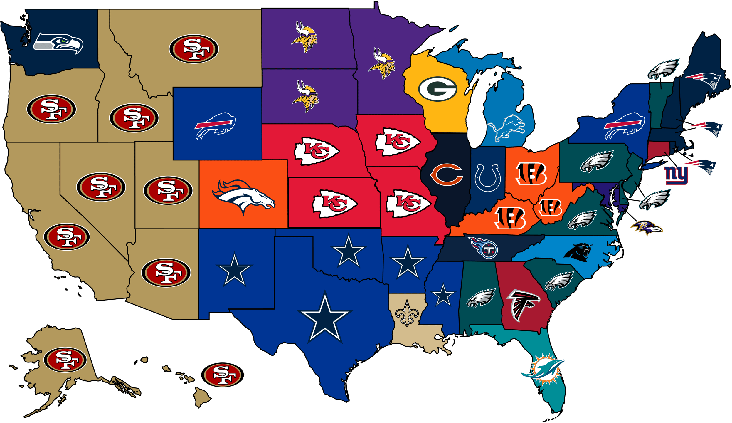 What NFL Team Does Kentucky Root For? Discover the States Most Loved NFL Squad!