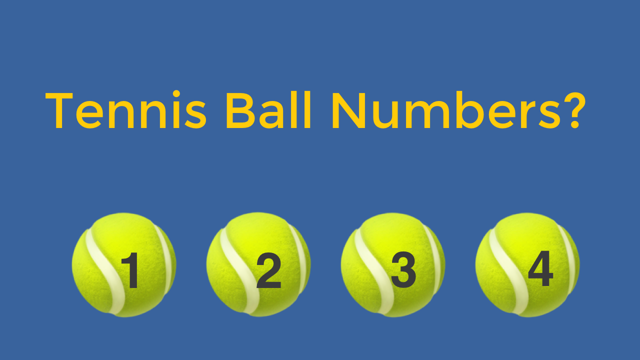 What Do Numbers on Tennis Balls Mean Simple Explanation
