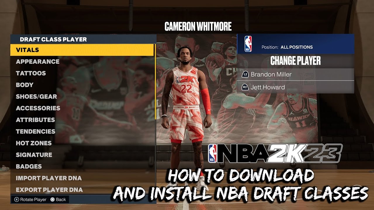 How to Change Draft Class in NBA 2K23: Tips and Tricks for You