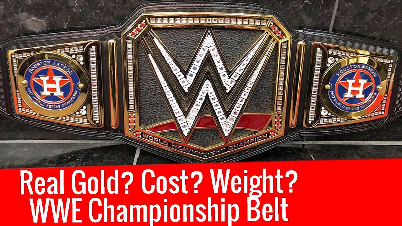 Curious About WWE Belts? Lets See How Much They Cost