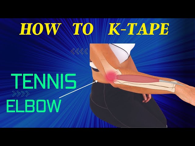 Tennis Elbow Relief: How to Tape Tennis Elbow with KT Tape for Quick Pain Management