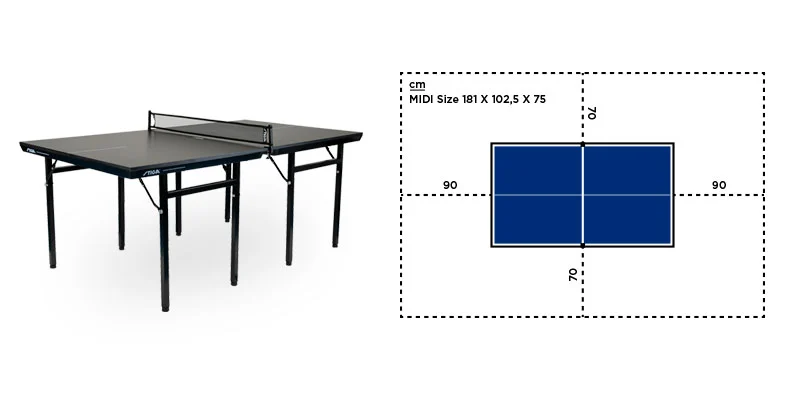 What size are table tennis tables? Choose your table now!