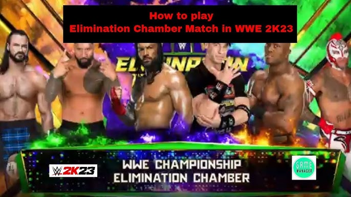 WWE 2k23 Tutorial: How to Change the Elimination Chamber Match