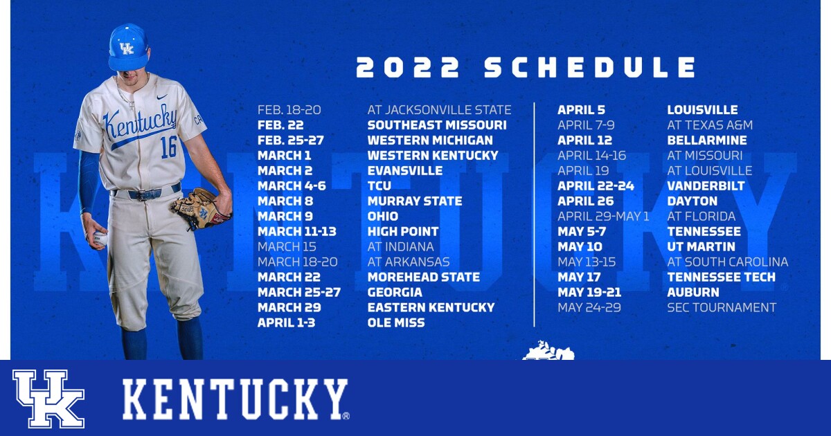When does Kentucky play baseball again? Here is the upcoming schedule and know who they are playing against.