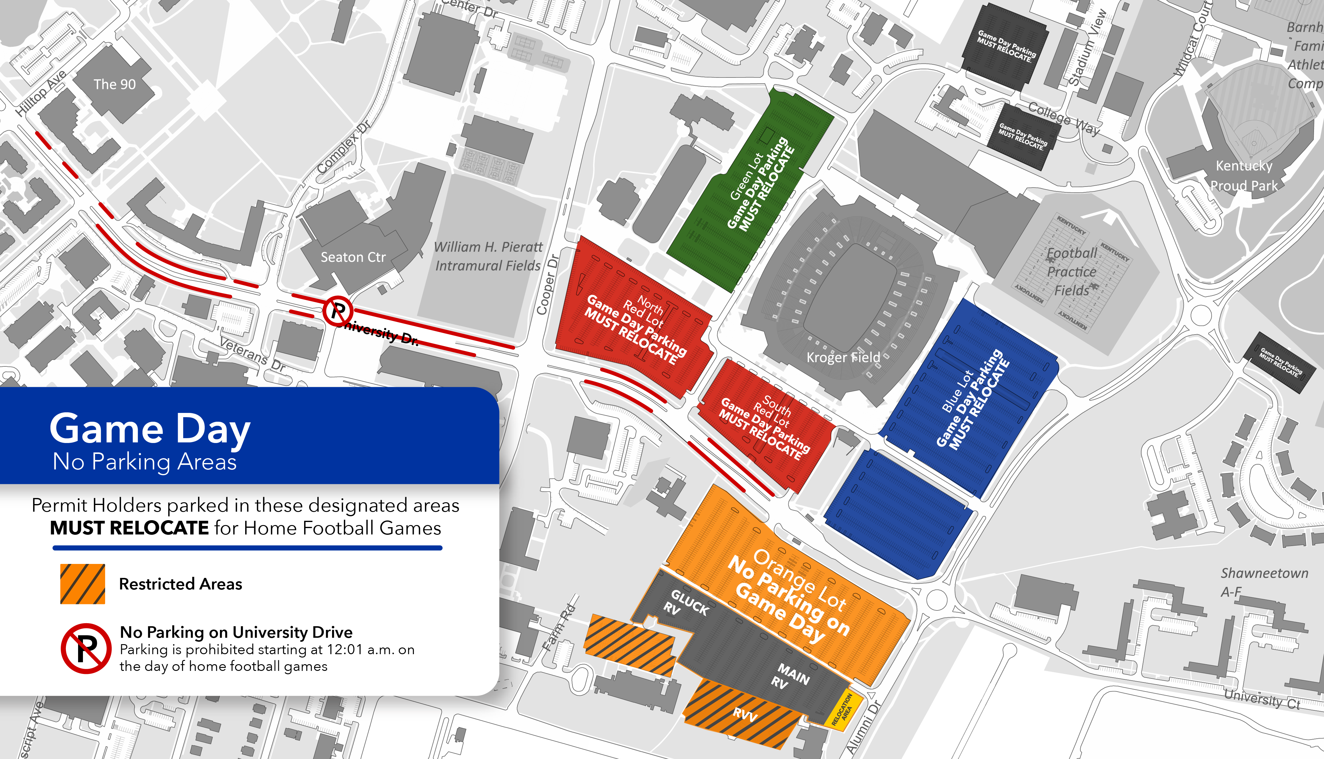 Going to a UK Football Game? Heres Where to Park for UK Football Game!