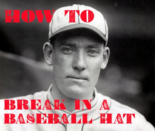 Get the perfect fit with these simple tips on how to break in a baseball hat