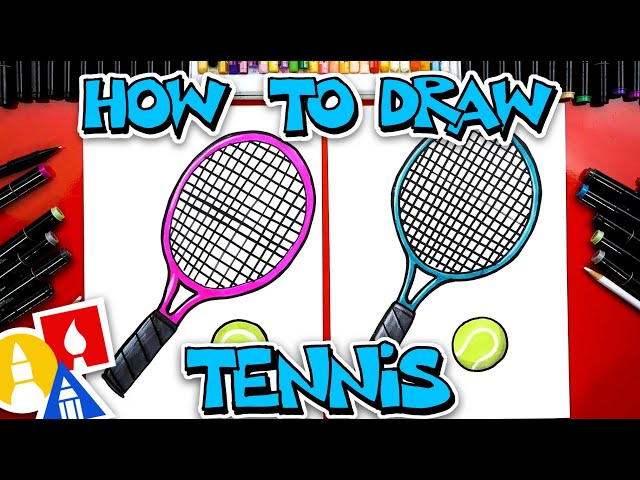 How to Draw a Tennis Racquet Easy? Follow These Simple Steps and Draw Like a Pro in No Time!